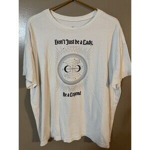 Nike "Legend" Boyfriend Basketball T-Shirt - Womens Size XL  (DJ6388 100)